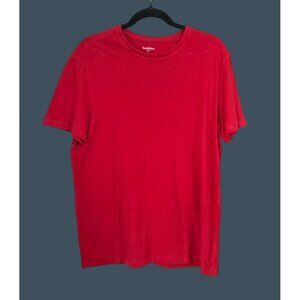 Goodfellow & Co Mens Red Lyndale Tee Shirt Size L Cotton